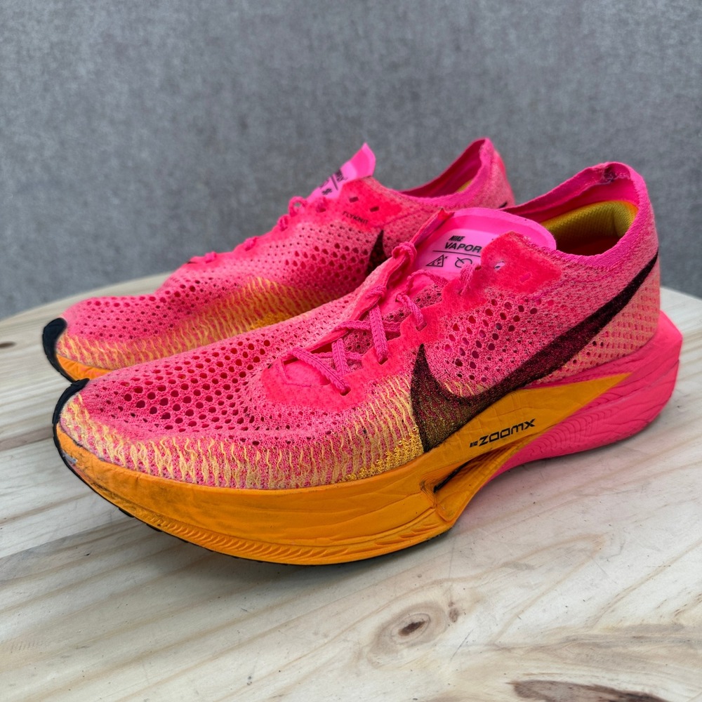 Nike ZoomX Vaporfly Next% 3 Hyper Pink Orange DV4129-600 Mens 9.5 Running Shoes